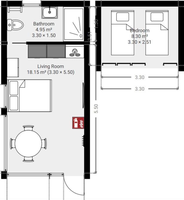 Tiny House - Optioneel Met Hottub Lejlighed Dokkum Eksteriør billede